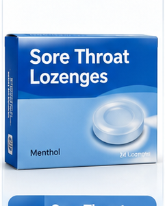 Sore Throat Lozenges 24 Pack